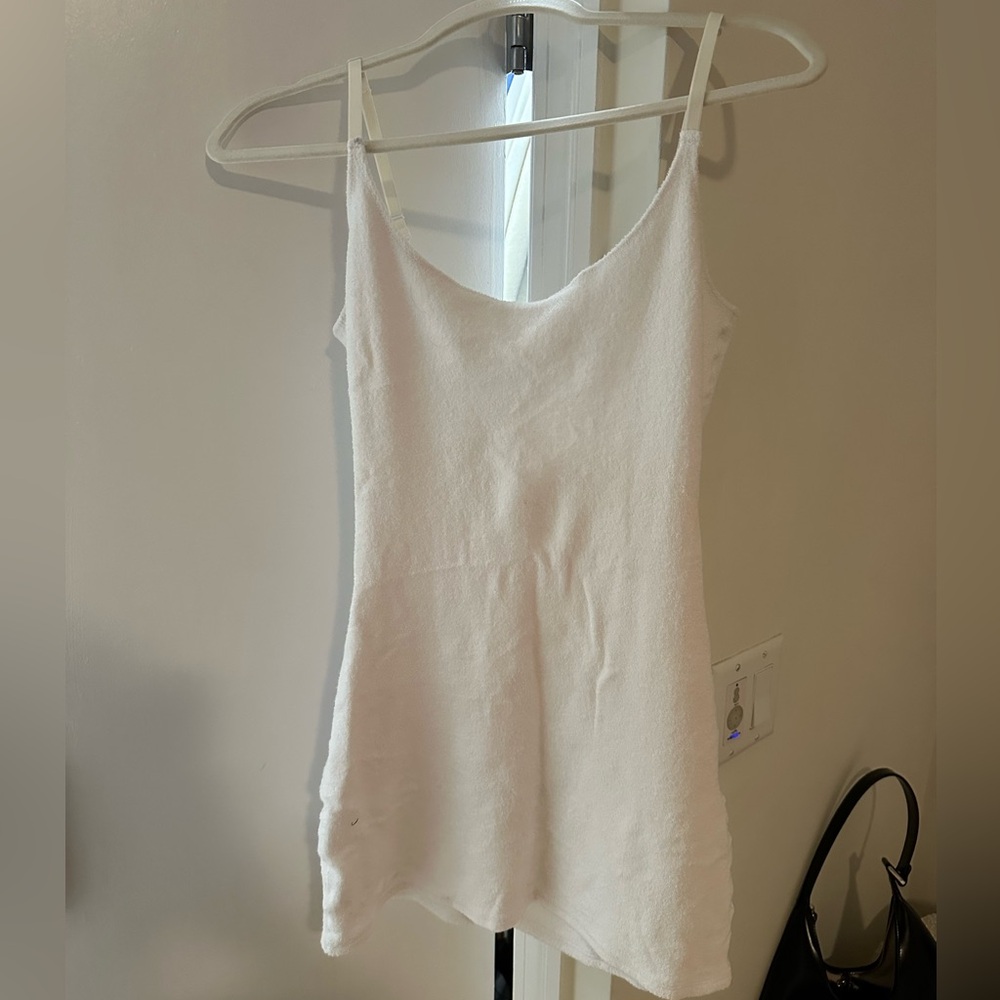 Skims Terry Dress white